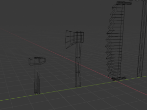 garden tools 3D 模型