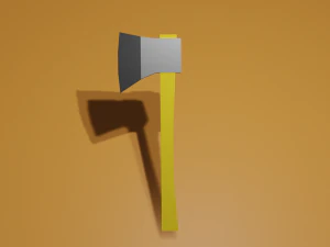 斧 3Dモデル