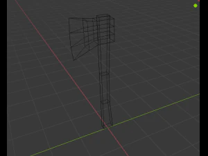 斧 3Dモデル