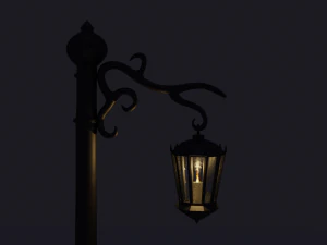 Stra&szlig;enlaterne 3D Modell