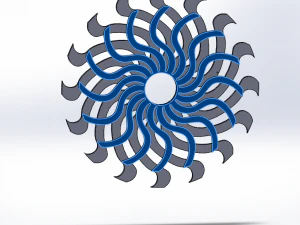 meccanismo psichedelico Modello 3D