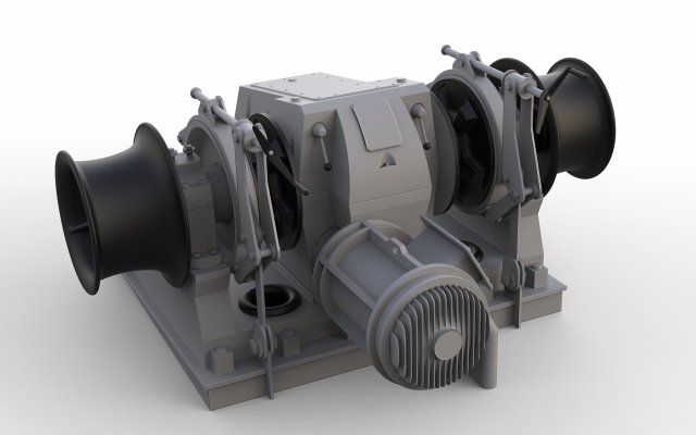 windlass 3D 模型 .c4d .max .obj .3ds .fbx .stl .blend