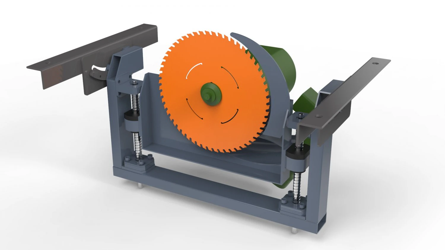 Circular machine 3D Model .c4d .max .obj .3ds .fbx .stl .blend 