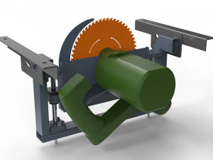 Circular machine 3D Model