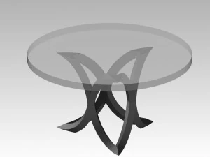 base de mesa Modelo 3D