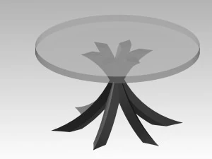 base de mesa Modelo 3D