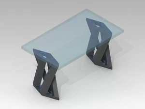 테이블 베이스 3D 모델