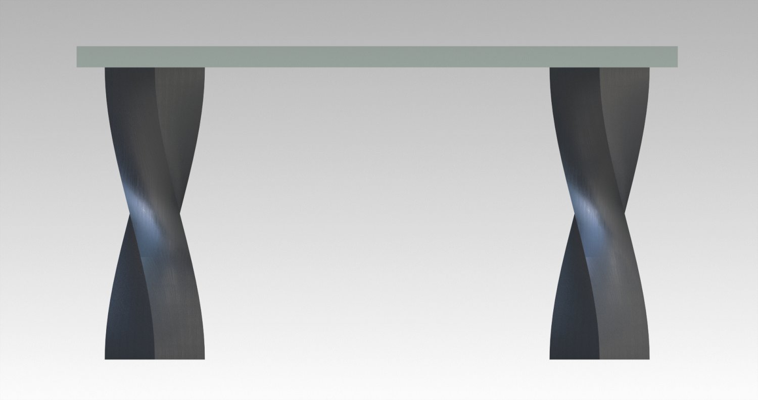 Table base. Base 3d