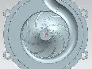 the two-stage centrifugal water pump 3D Print Model
