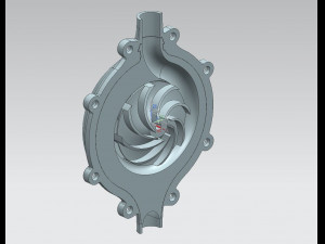 the two-stage centrifugal water pump 3D प्रिंट मॉडल