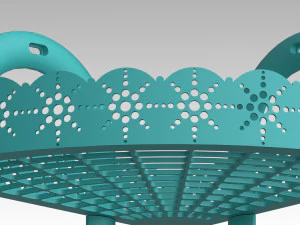 the multi-level bathroom shelf 3D Print Model