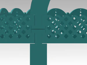 the multi-level bathroom shelf 3D Print Model