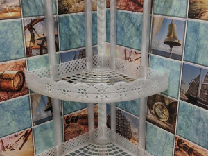 the multi-level bathroom shelf 3D Baskı Modeli