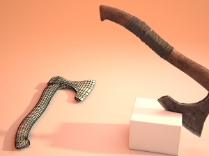 Axe 3Dモデル