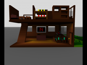 lakehouse 3Dモデル