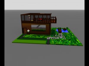 lakehouse 3Dモデル