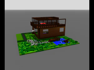 lakehouse 3D Model