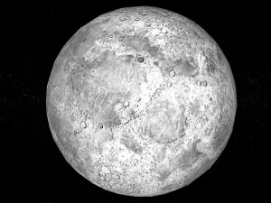 earth and moon 3D Model