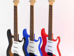 electro guitar 3D Model