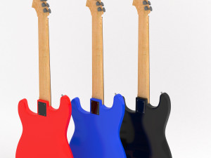 electro guitar 3D Modell
