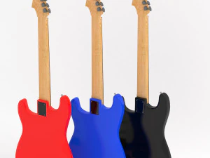 electro guitar 3D Model