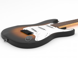 electro guitar 3D Modell