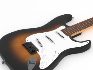 electro guitar 3D Modell