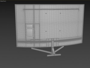 samsung tv 3D 模型
