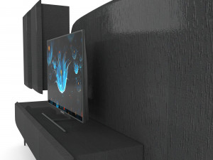 tv unit 3D 模型