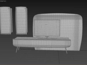 tv unit 3D Model