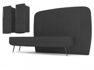 tv unit 3D 模型