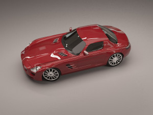 mercedes benz sls 3D Model