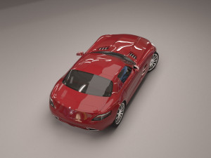 mercedes benz sls 3D Model