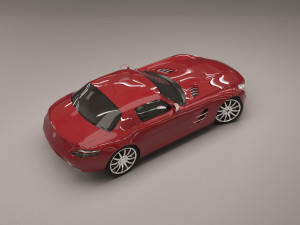 mercedes benz sls 3D Model