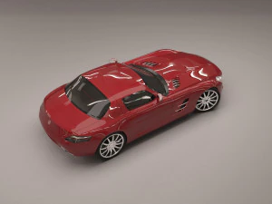 mercedes benz sls 3D Model