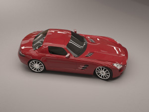 mercedes benz sls 3D Model