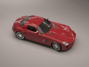 mercedes benz sls 3D Model