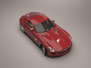 mercedes benz sls 3D Model