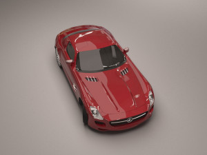 mercedes benz sls 3D Model