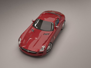 mercedes benz sls 3D Model