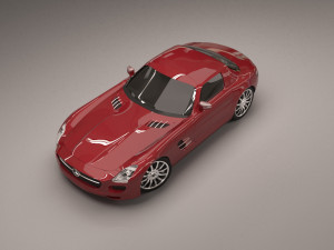 mercedes benz sls 3D Model