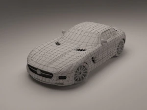 mercedes benz sls 3D Model