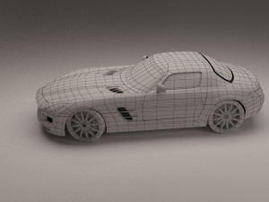 mercedes benz sls 3D Model