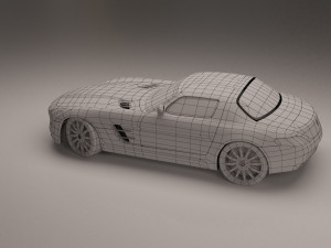 mercedes benz sls 3D Model