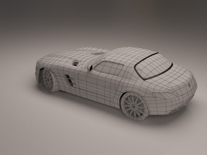 mercedes benz sls 3D Model