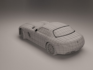 mercedes benz sls 3D Model