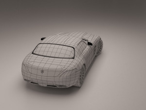 mercedes benz sls 3D Model