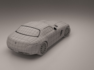 mercedes benz sls 3D Model