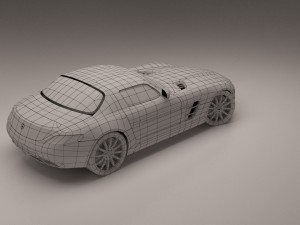 mercedes benz sls 3D Model