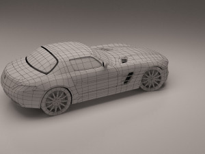 mercedes benz sls 3D Model